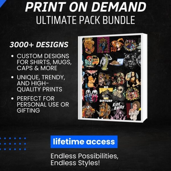 print on demand Ultimate Pack bundle